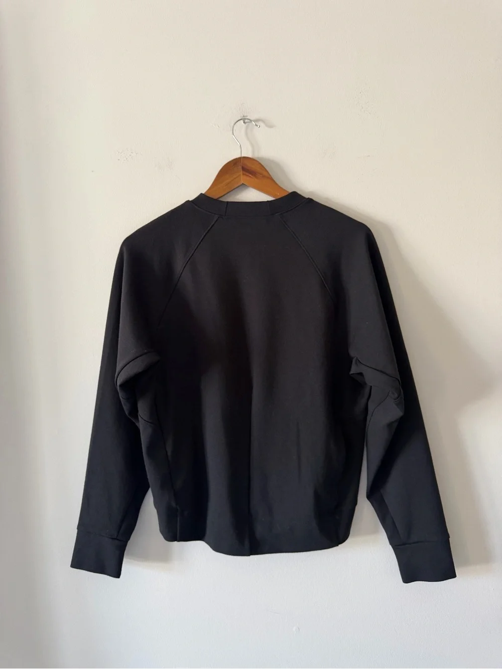 MFF Machines for Freedom Black Crewneck Cropped Sweatshirt Size Small